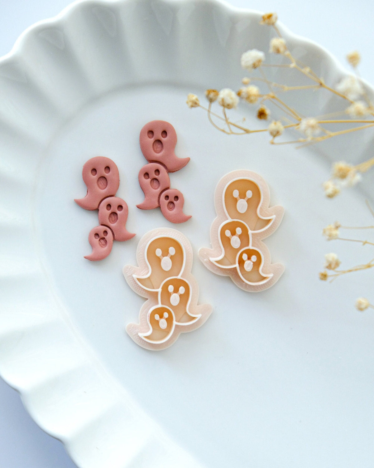 Halloween Ghost Stack Clay Cutters