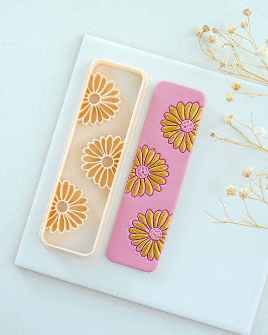 Flower Daisy Bookmark Polymer Clay Cutter