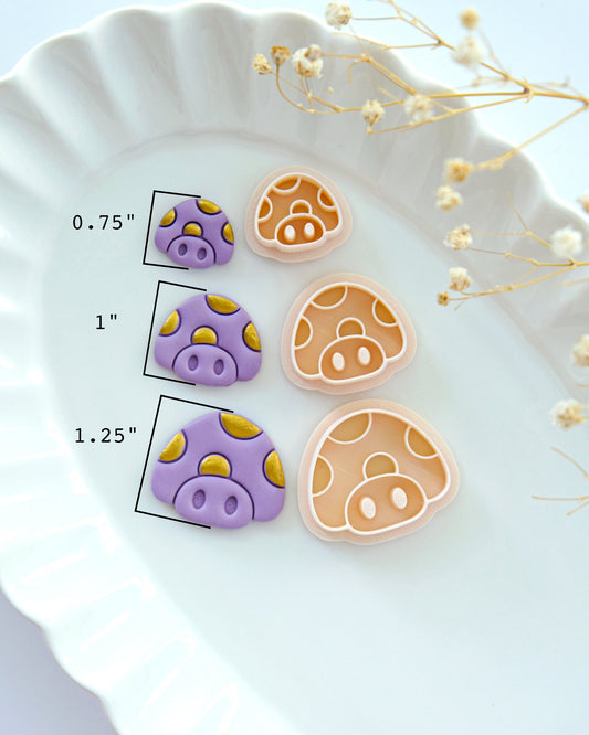 Cute Mushroom Clay Cutters