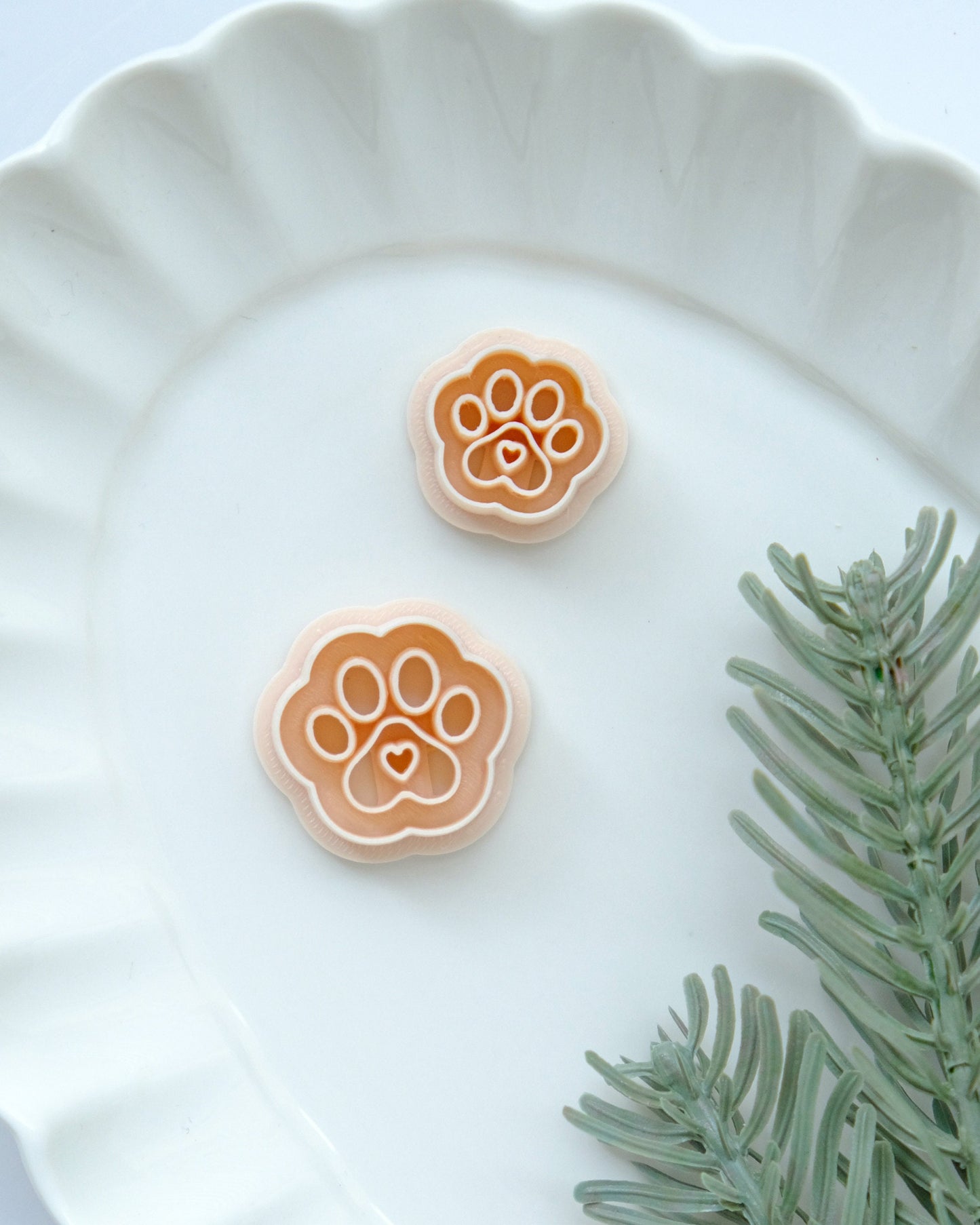 Dog Paw Polymer Clay Cutter