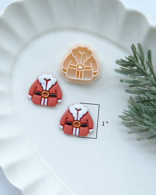 Santa Claus Coat Christmas Clay Cutters
