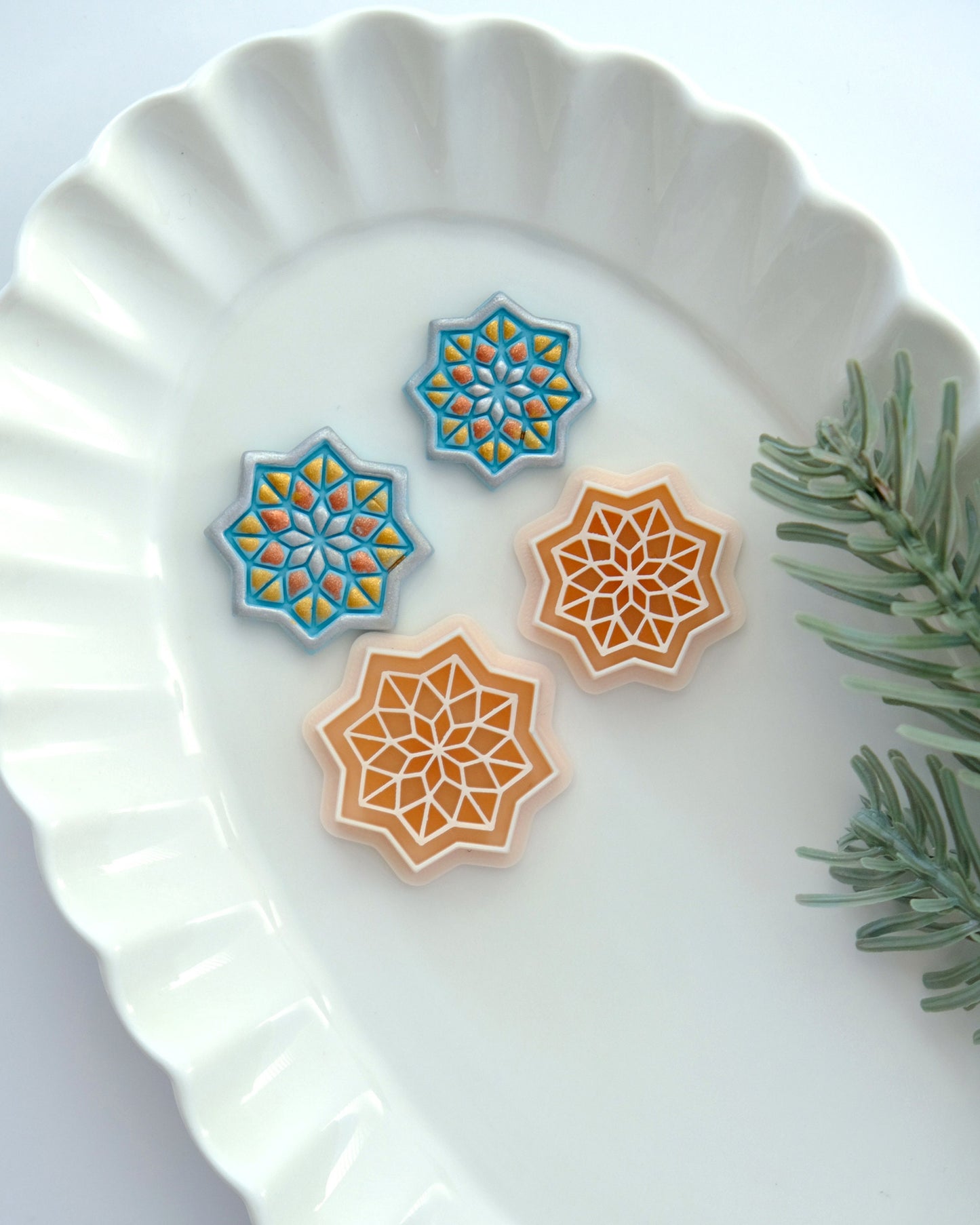 Snowflake Polymer Clay Cutters