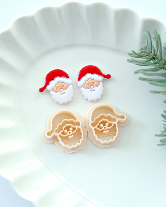 Christmas Santa Claus Clay Cutters Set