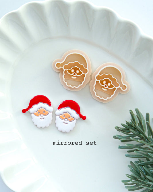Christmas Santa Claus Clay Cutters Set