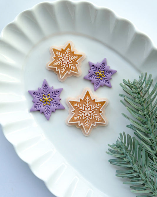 Snowflake#4 Christmas Clay Cutters