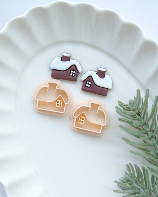 Snowhouse Winter Christmas Clay Cutters Set