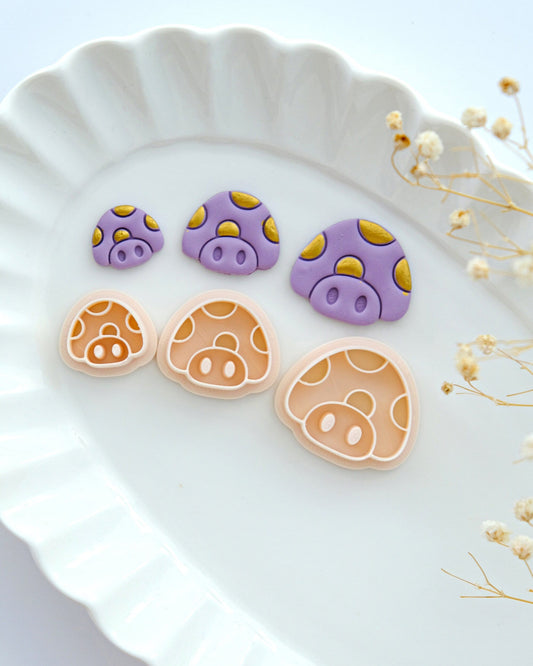 Cute Mushroom Clay Cutters