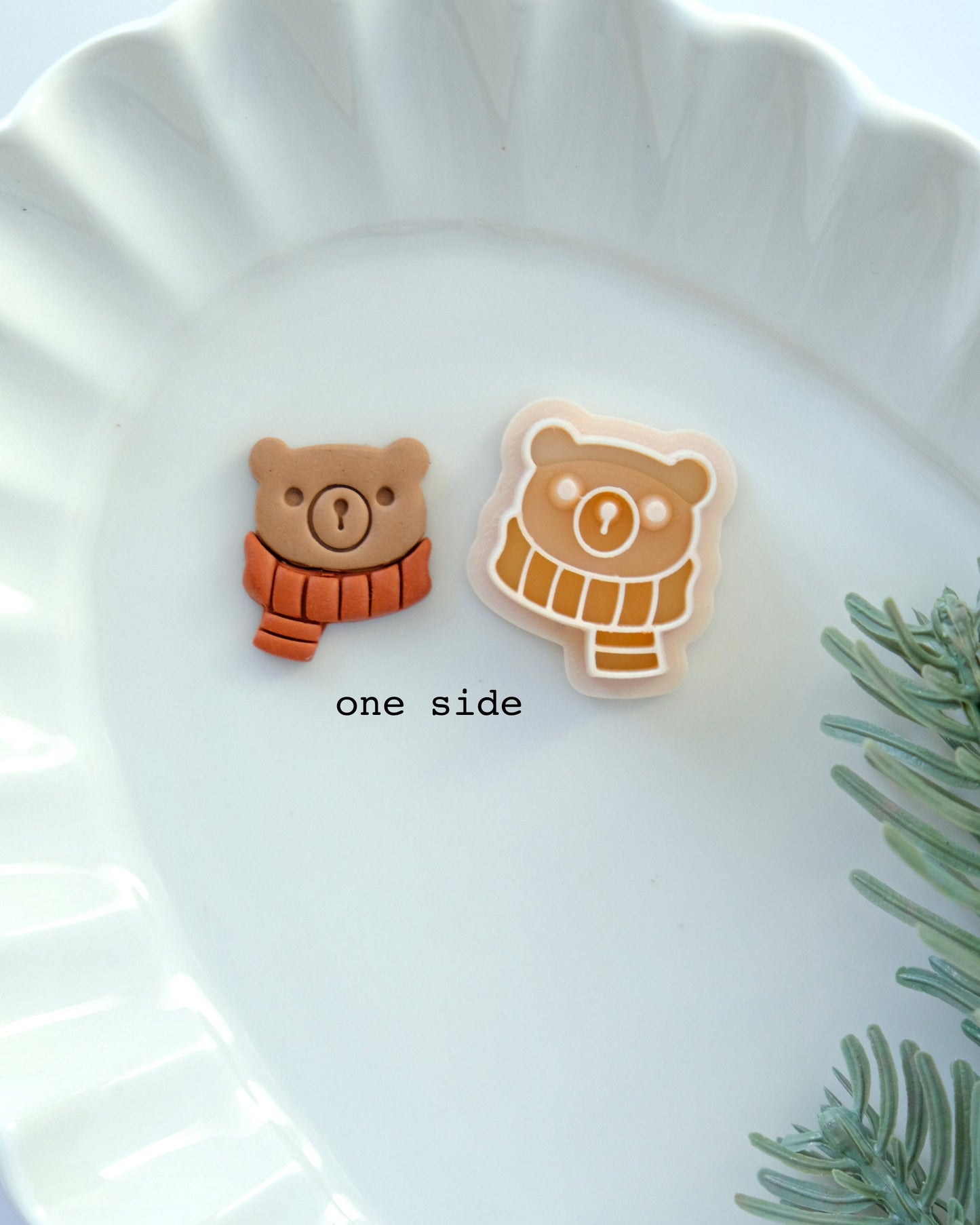 Winter Bear Polymer Clay Cutter