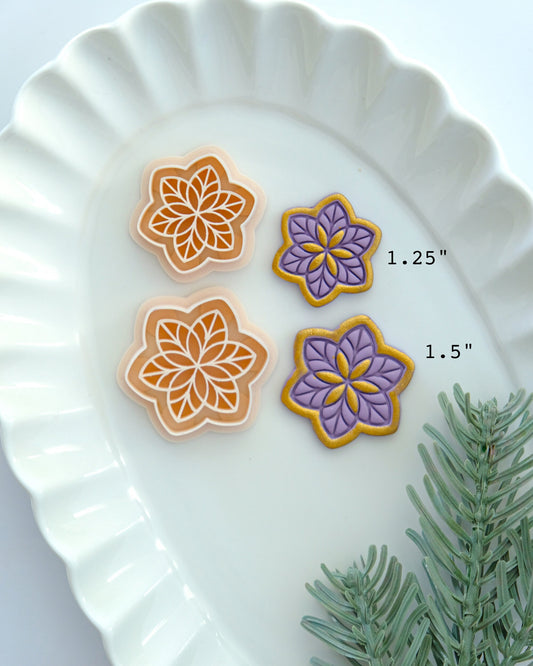 Embossing Snowflake#3 Winter Christmas Polymer Clay Cutter