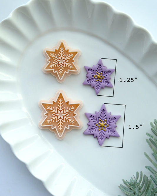 Snowflake#4 Christmas Clay Cutters