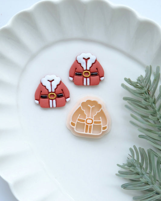 Santa Claus Coat Christmas Clay Cutters