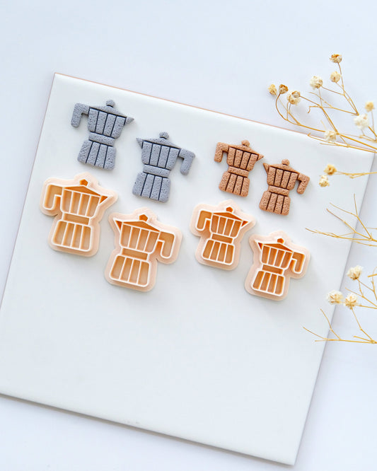 Moka Coffee Pot Clay Cutters
