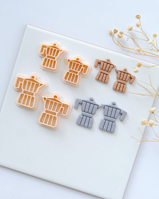 Moka Coffee Pot Clay Cutters