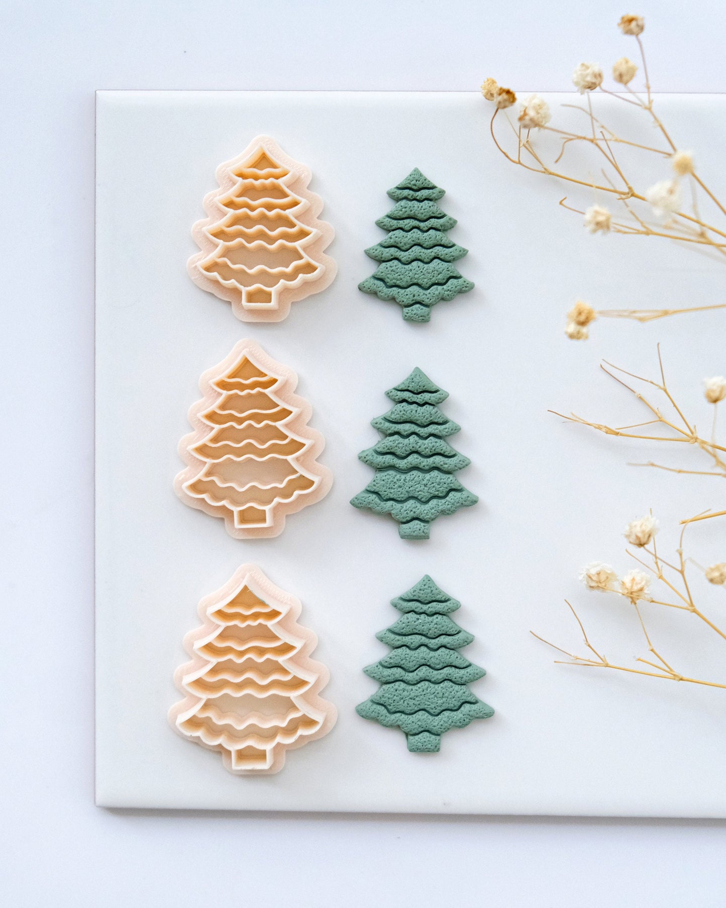 Christmas Tree Clay Cutters