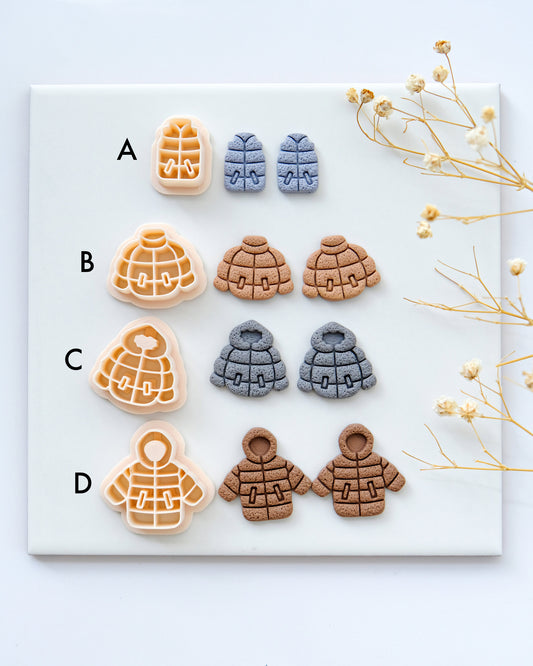 Winter Down Coat Clay Cutters