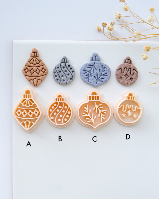 Bauble Christmas Clay Cutters