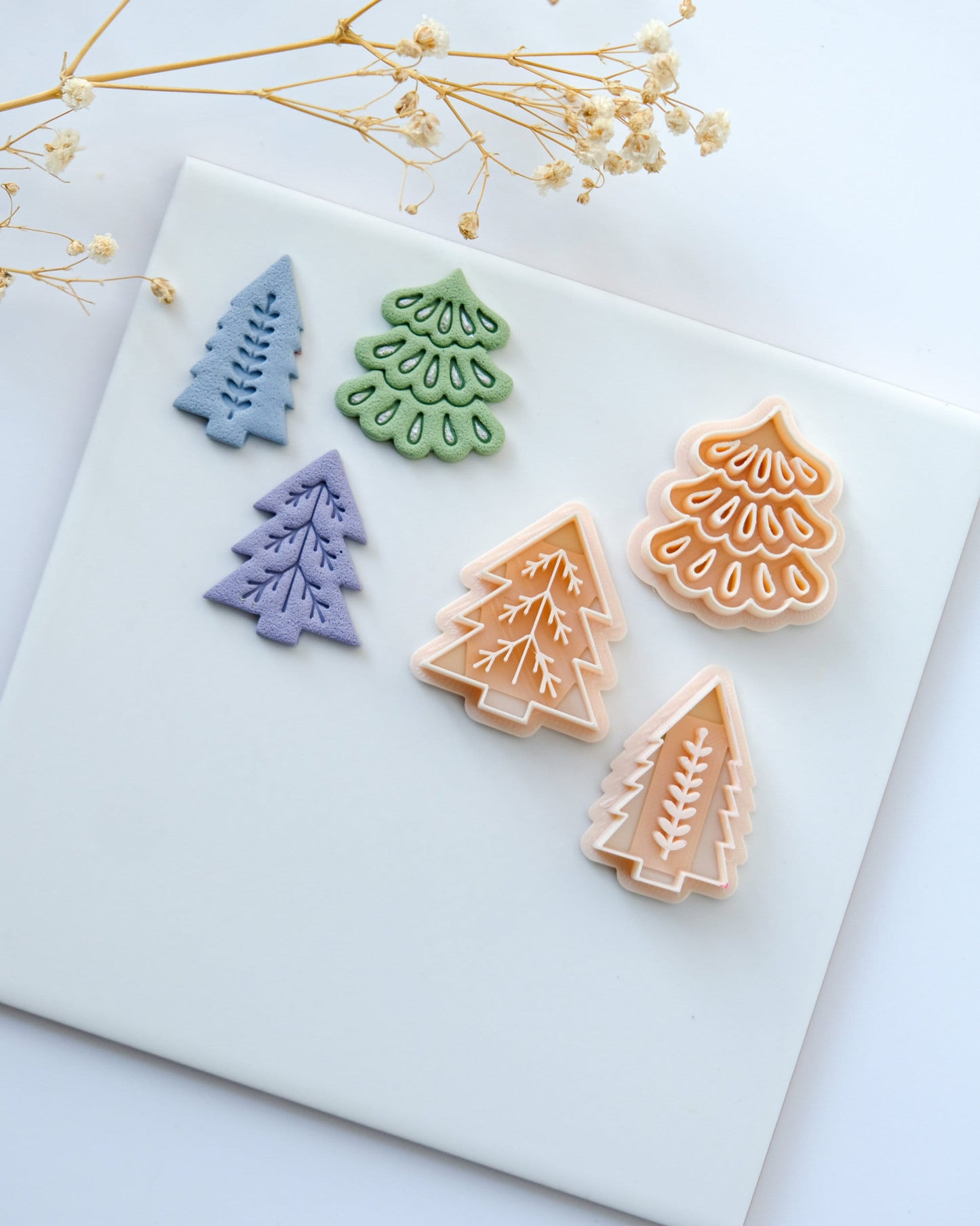 Christmas Tree Clay Cutters
