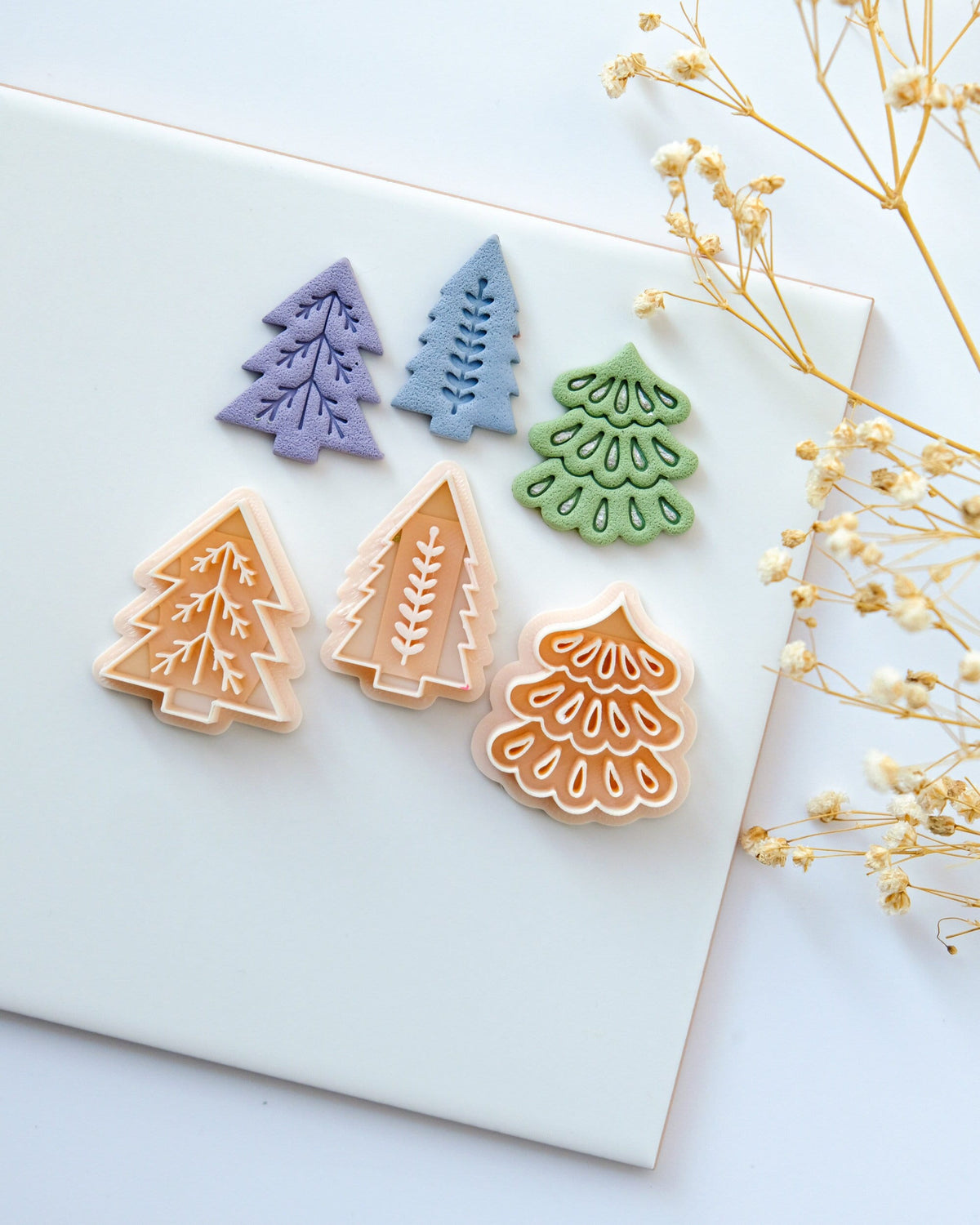 Christmas Tree Clay Cutters