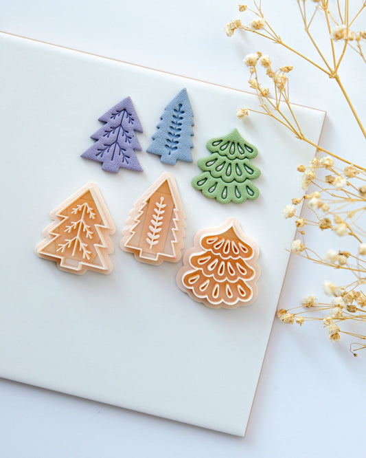 Christmas Tree Clay Cutters