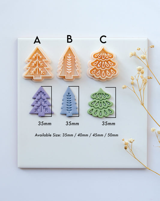 Christmas Tree Clay Cutters