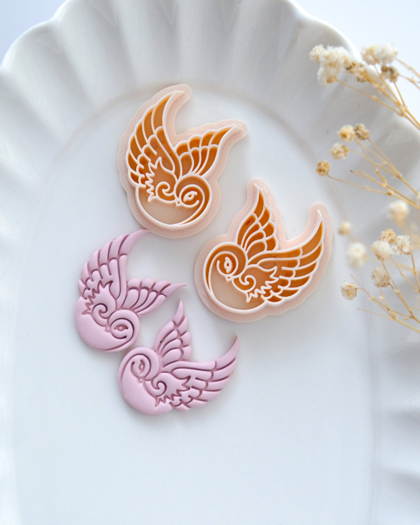 Fairy Bird Polymer Clay Cutters