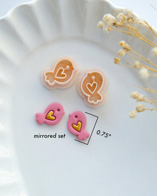 Love Bird Valentines Clay Cutters