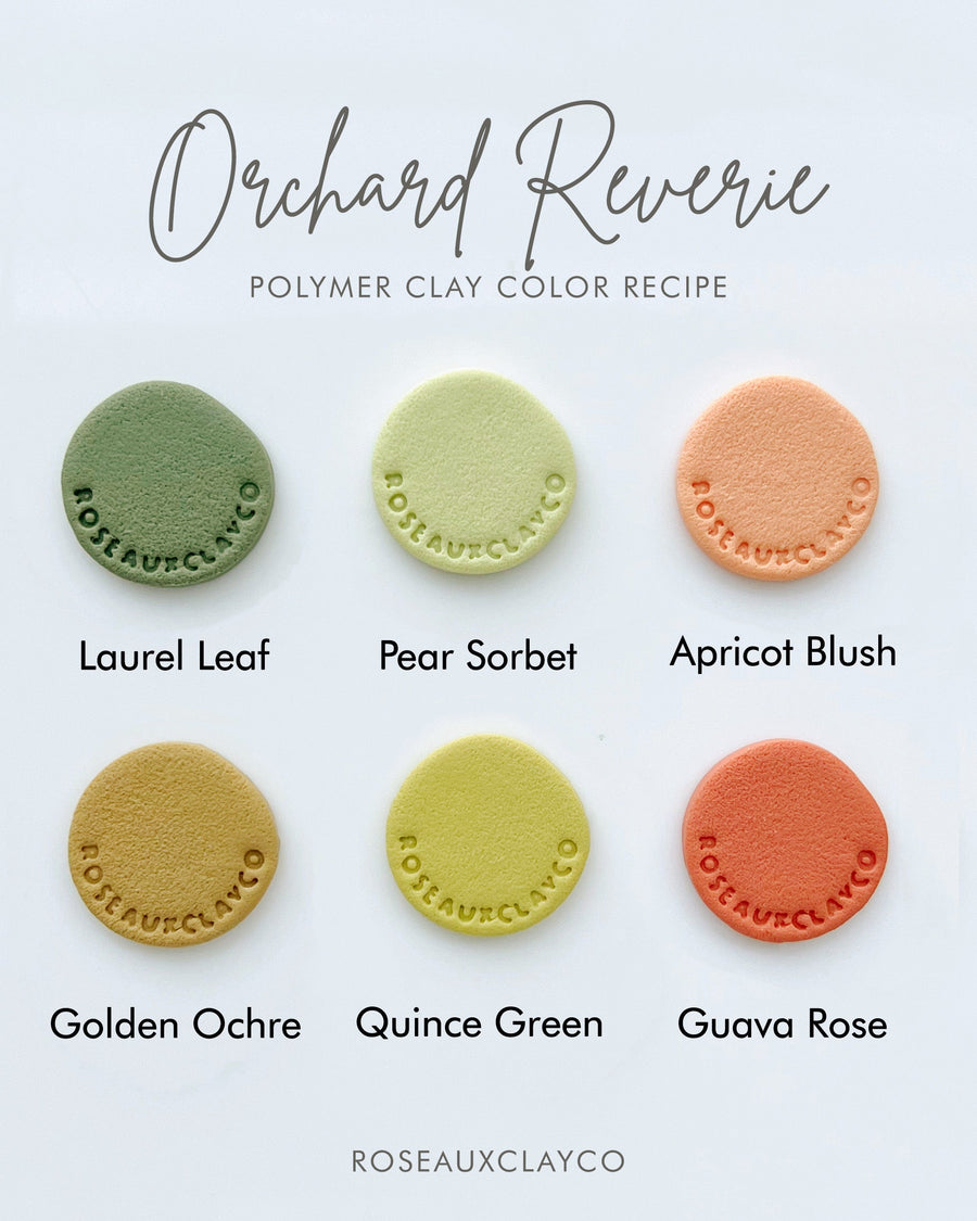 Orchard Reverie Polymer Clay Color Recipe