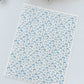 Blue Butterflies Polymer Clay Transfer Paper