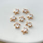 14K Gold Filled Zircon Turtle Earring Charms