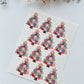 Patchwork Christmas Tree Polymer Clay Transfer Paper & Matching Cutter