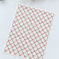 Pink Rose Trellis Polymer Clay Transfer Paper