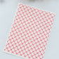 Pink Bow Trellis Polymer Clay Transfer Paper