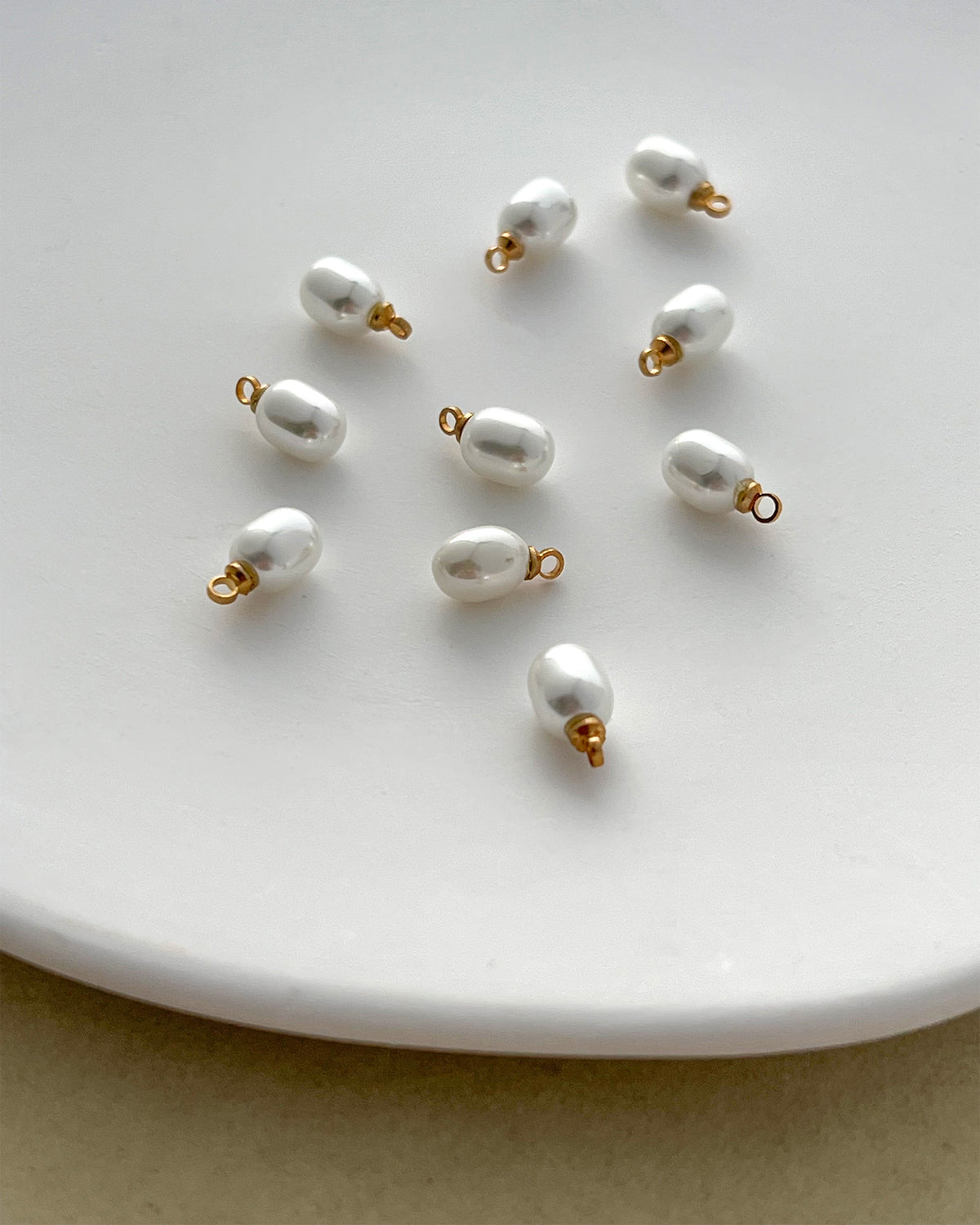 Shell Pearl Earring Charms