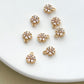14K Gold Filled Zircon Flower Earring Charms