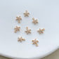 14K Gold Filled Zircon Starfish Earring Charms