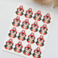 Patchwork Penguin Polymer Clay Transfer Paper & Matching Cutter