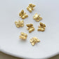 18K Gold Plated Butterfly Earring Charms