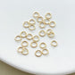 14k Gold Filled Open Jump Rings 6mm