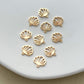 14K Gold Filled Seashell Earring Charms