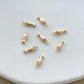 14K Gold Filled Zircon Fish Earring Charms