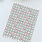 Christmas Pink Bow Wreaths Polymer Clay Transfer Paper