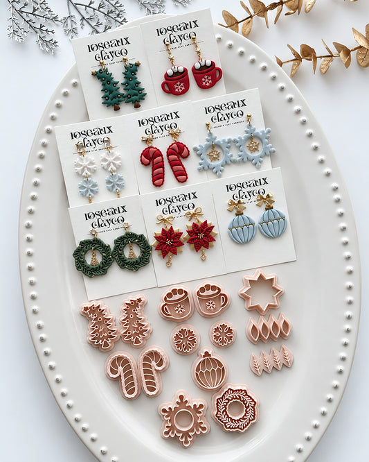 Cozy Winter Holiday Polymer Clay Cutters