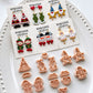 Cute Christmas Icons Polymer Clay Cutters
