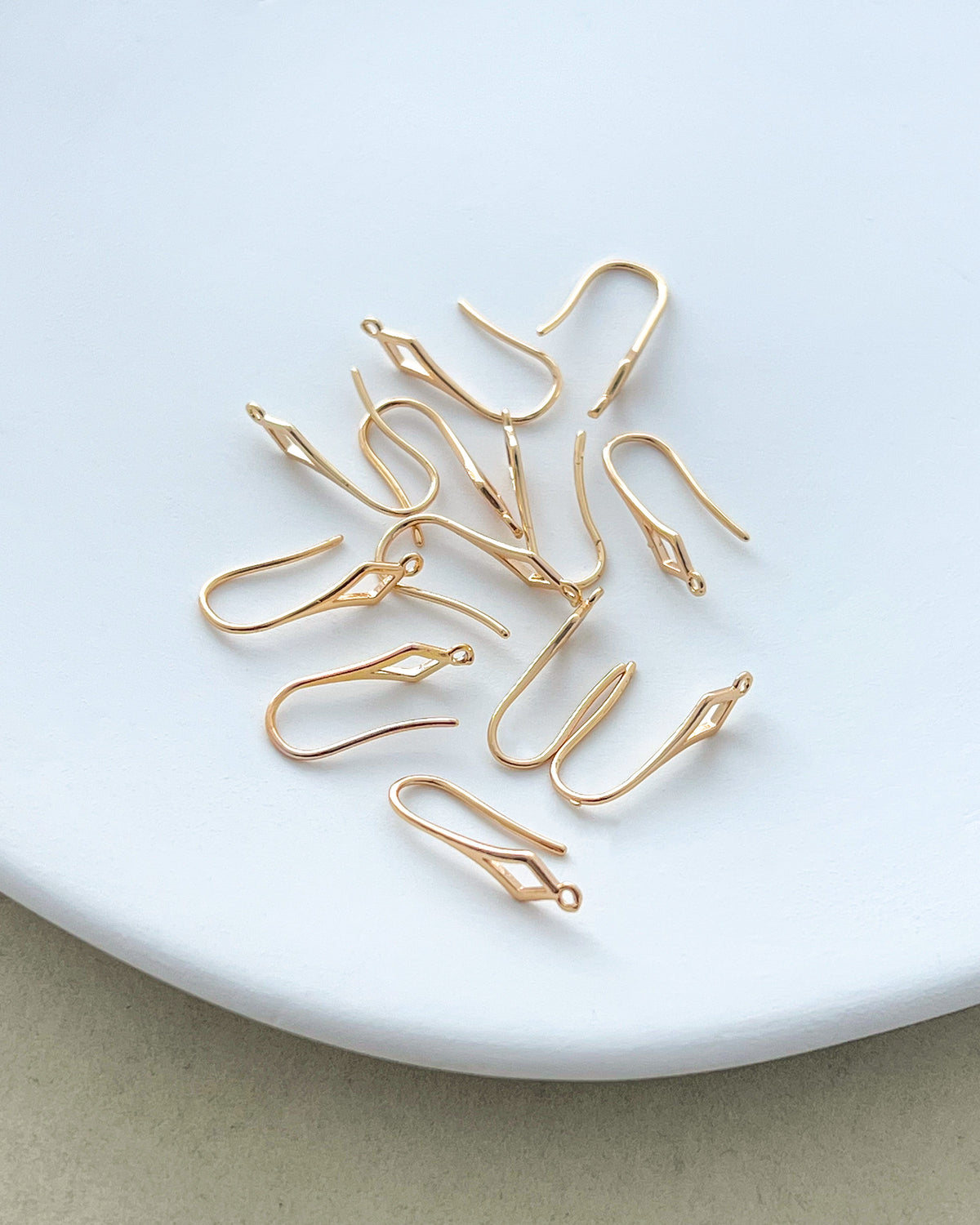 14K Gold Filled Diamond Detail Ear Wires