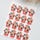 Patchwork Christmas Mitten Polymer Clay Transfer Paper & Matching Cutters