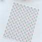 Blue Hydrangea & Pink Ribbon Polymer Clay Transfer Paper