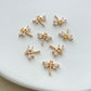 14K Gold Filled Zircon Dragonfly Earring Charms
