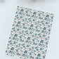Ivory Floral Vines Polymer Clay Transfer Paper