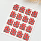 Patchwork Gingerbread House Polymer Clay Transfer Paper & Matching Cutters