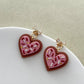 14K Gold Filled Zircon Bow Earring Posts with Loop